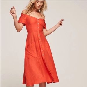 Reformation Mariposa Dress in Fruit Punch!